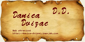 Danica Dvizac vizit kartica